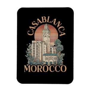 Casablanca Marokko Magnet