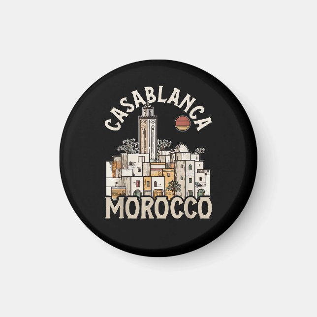 Casablanca Marokko  Magnet (Vorne)