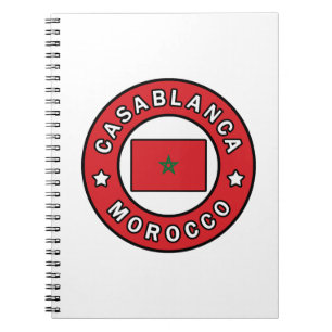 Casablanca Marokko Notizblock