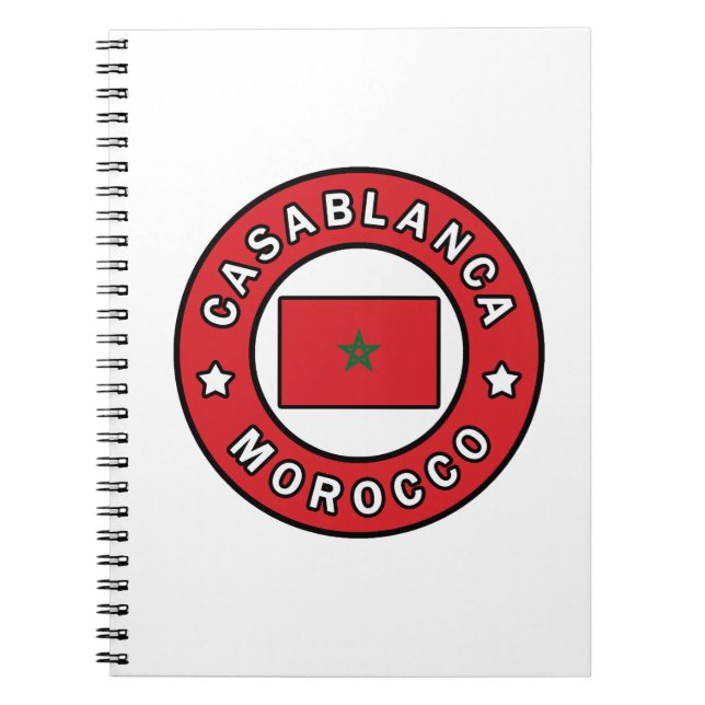Casablanca Marokko Notizblock (Vorderseite)
