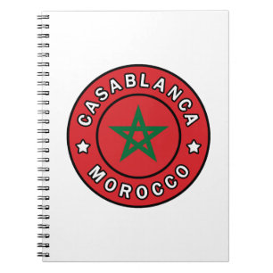 Casablanca Marokko Notizblock