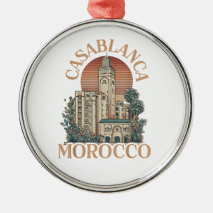 Casablanca Marokko Ornament Aus Metall