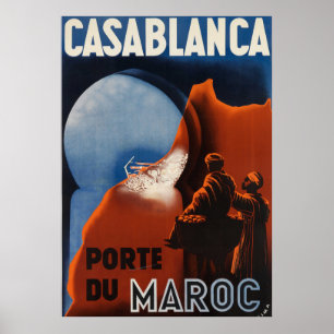 Casablanca Marokko Poster