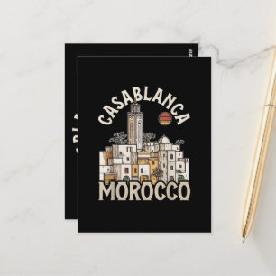Casablanca Marokko  Postkarte