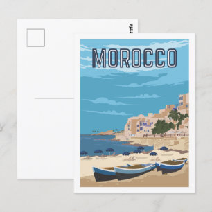 Casablanca Marokko Reisen Postkarte