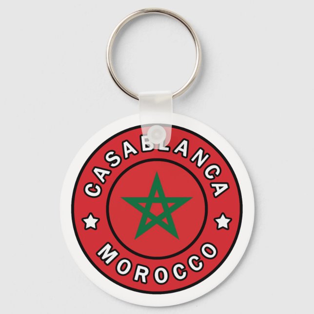 Casablanca Marokko Schlüsselanhänger (Vorderseite)