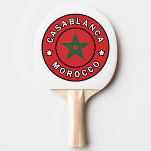 Casablanca Marokko Tischtennis Schläger