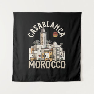 Casablanca Marokko  Wandteppich
