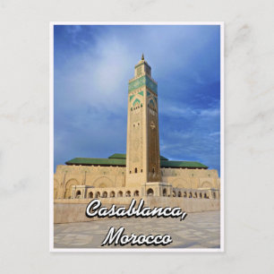 Casablanca Mosque Postkarte