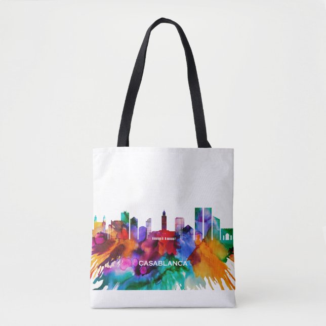 Casablanca Skyline Tasche (Vorderseite)
