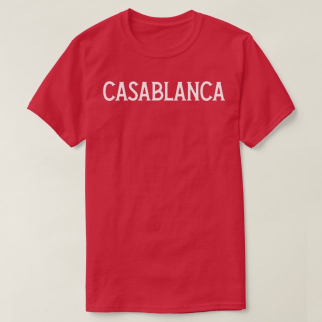 CASABLANCA T-Shirt (Design vorne)