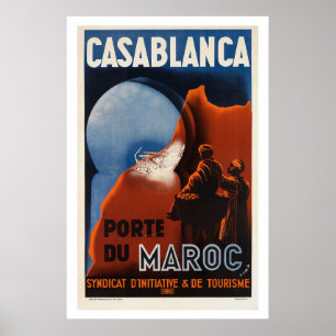 Casablanca Vintage Poster