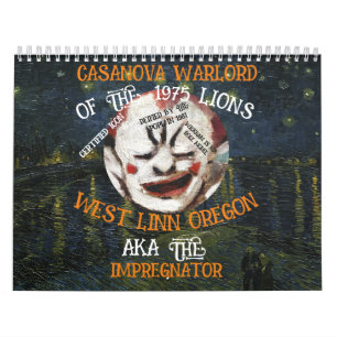CASANOVA WARLORD MORES WEST LINN OREGON ODER KALENDER