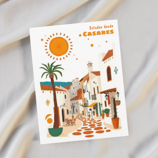 Casares Span - Urlaub Málaga Postcard Postkarte (Von Creator hochgeladen)