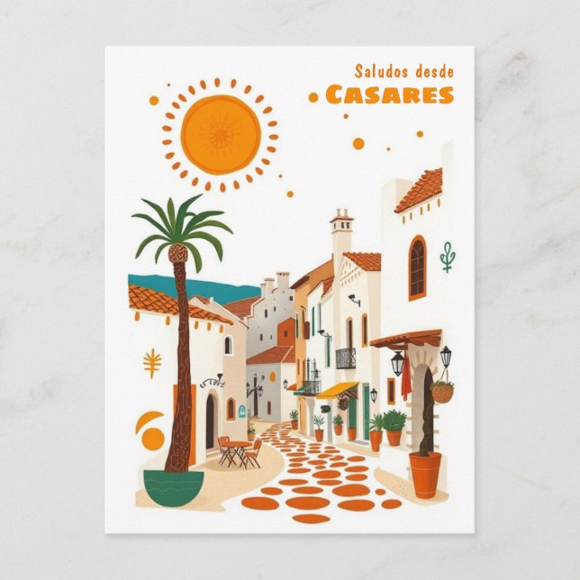 Casares vacances espagne Málaga Carte postale (Devant)