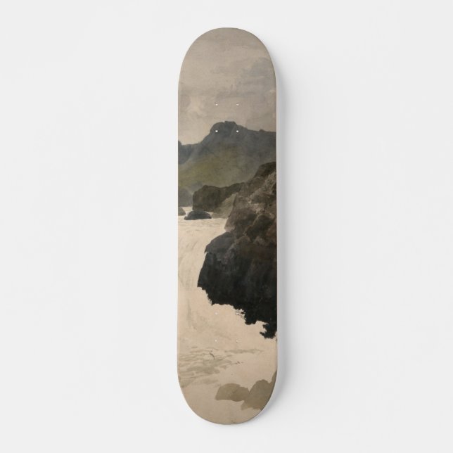 Cascada de Agua entre Montes Chinos Skateboard (Vorne)