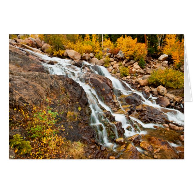 Cascade dans le parc national de Grand Teton (Devant horizontal)