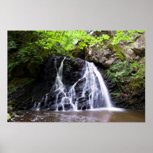 Cascade de Fairy Glen, Rosemarkie, affiche écossai