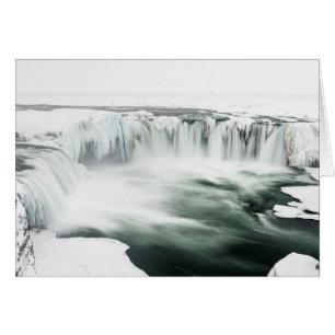 Cascade de Godafoss, hiver, Islande