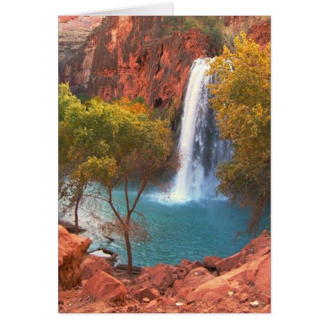 Cascade de Havasu Falls, sud-ouest (Devant)