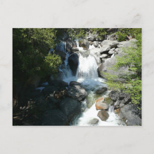 Cascade Falls im Yosemite National Park Postkarte