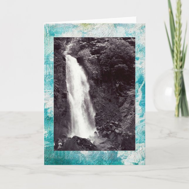 Cascade Greeting Card Karte (Vorderseite)