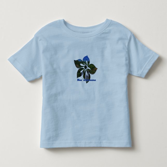 Cascade Hibiscus Hawaiian T-shirt (Devant)