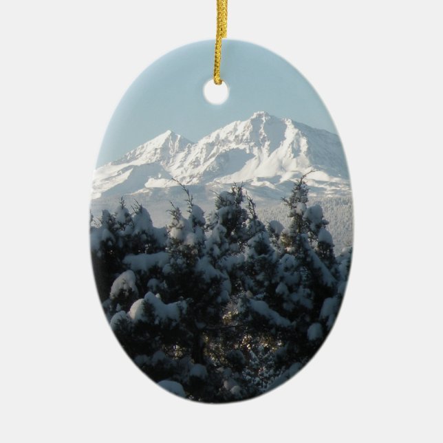 Cascade Holiday Keramikornament (Vorne)