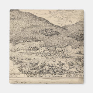 Cascade House in Lake Dunmore Magnet