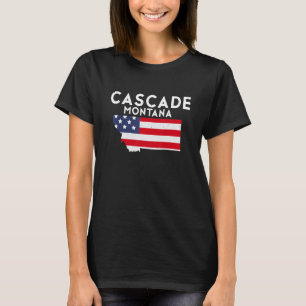 Cascade Montana USA Staat America Travel Montana T-Shirt