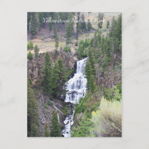 Cascade, parc national Yellowstone, carte postale