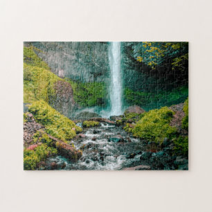 Cascade Pittoresque Puzzles Mountain Art Complex J