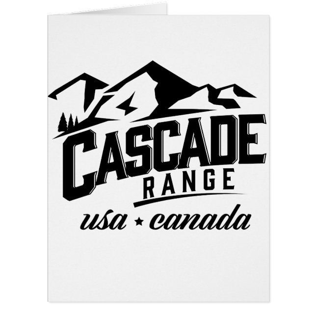 Cascade Range USA Kanada Logo. (Vorderseite)