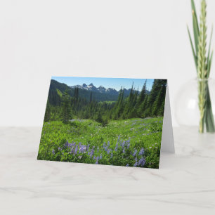 Cascade Range vom Mount Rainier National Park Karte