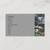 Cascade Rocks Carte de visite de photographie de l