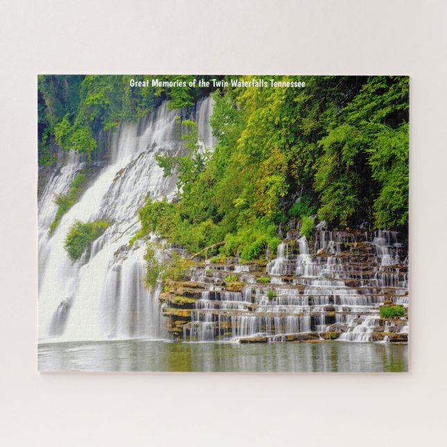 Cascades jumelles Tennessee. Jigsaw Puzzle (Horizontal)