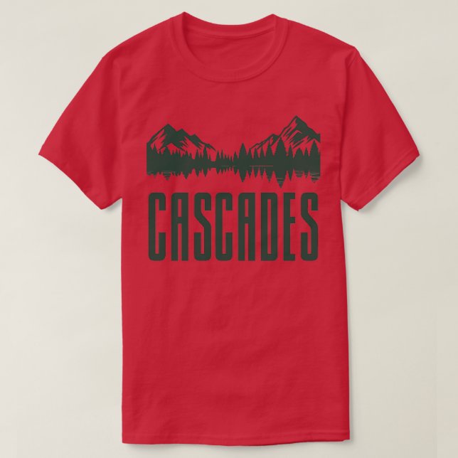 Cascades Mountain Range TShirt (Design vorne)
