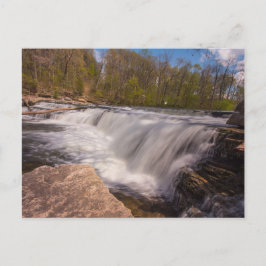 Cascades Obere Falls, Cataract Falls, IN Postkarte