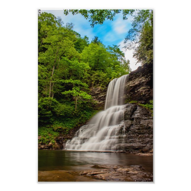 Cascades Wasserfall in Virginia Fotodruck (Vorne)