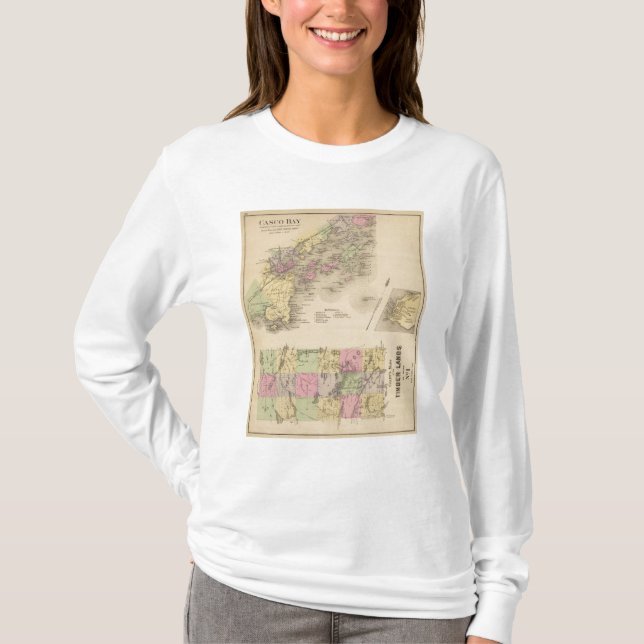 Casco Bucht-Karte T-Shirt (Vorderseite)