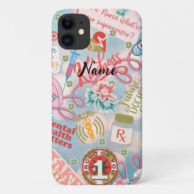 Case Cover für das personalisierte Krankenpflegesy (Rückseite)