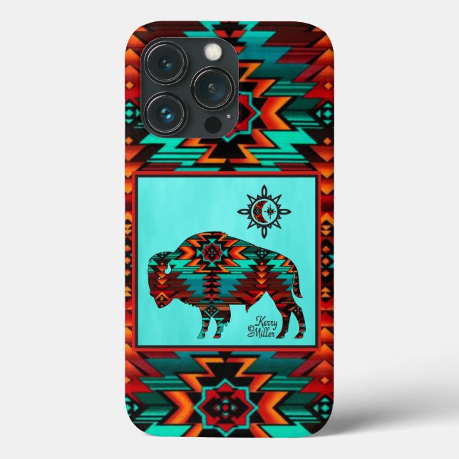 Case für das iPhone von Buffalo im Südwesten (Rückseite)