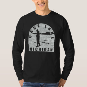 Case Lake Eisfischen Michigan T-Shirt