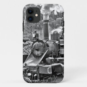 Case Ma: Motor für Vintagen Dampfzug in Schwarzwei