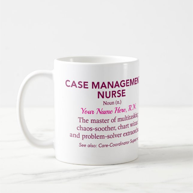 Case Management Nurse Definition, Custom Gift Kaffeetasse (Links)