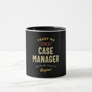 Case Manager Job Titel Männer Frauen Geschenk Tasse
