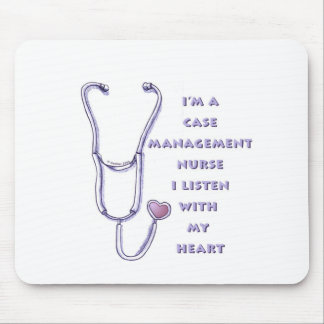 Case Manager Nurse Heart Mousepad