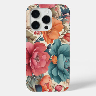 Case-Mate, Apple iPhone 15 Pro, Florals Muster Case-Mate iPhone Hülle