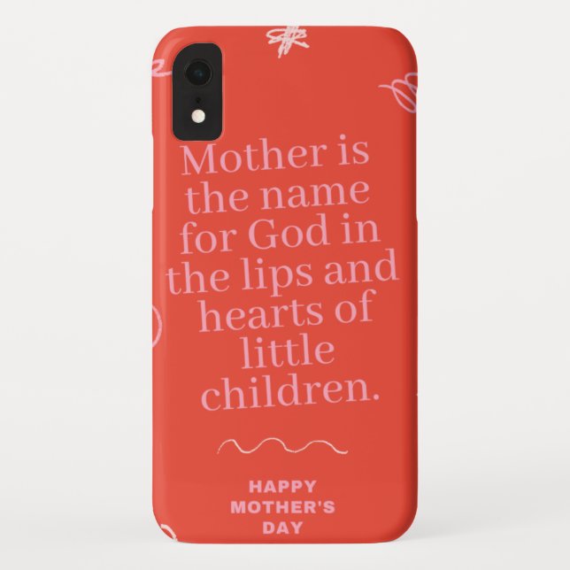 Case-Mate Barely There Apple iPhone XR Hülle (Rückseite)