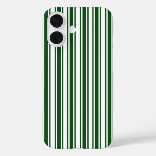 Case-Mate iPhon - dunkelgrüne und weiße Süßigkeits iPhone 16 Hülle